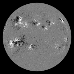 Image of Sun's magnetic field