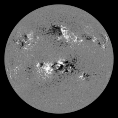 Image of Sun's magnetic field