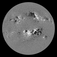 Image of Sun's magnetic field