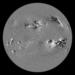 Image of Sun's magnetic field