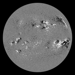 Image of Sun's magnetic field