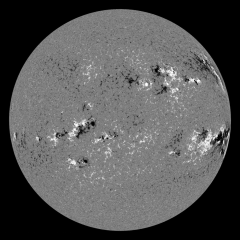 Image of Sun's magnetic field