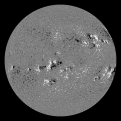 Image of Sun's magnetic field