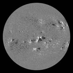 Image of Sun's magnetic field