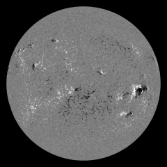 Image of Sun's magnetic field