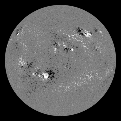 Image of Sun's magnetic field