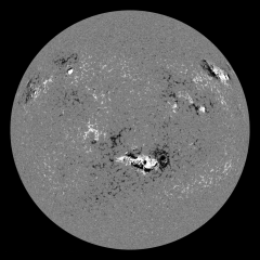 Image of Sun's magnetic field