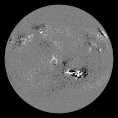 Image of Sun's magnetic field