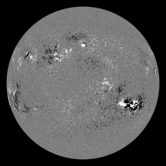 Image of Sun's magnetic field