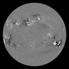 Image of Sun's magnetic field