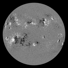 Image of Sun's magnetic field