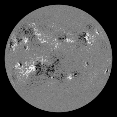 Image of Sun's magnetic field