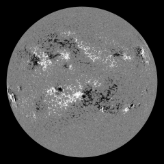 Image of Sun's magnetic field