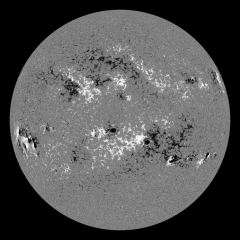 Image of Sun's magnetic field