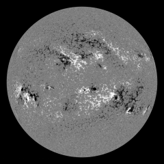 Image of Sun's magnetic field