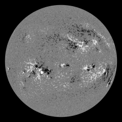 Image of Sun's magnetic field