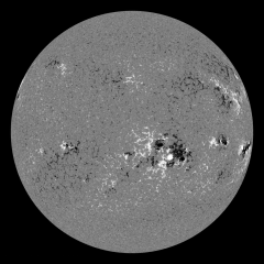 Image of Sun's magnetic field