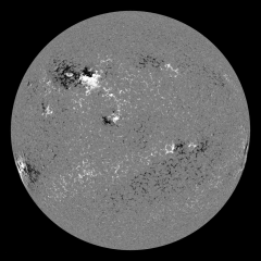 Image of Sun's magnetic field