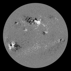 Image of Sun's magnetic field