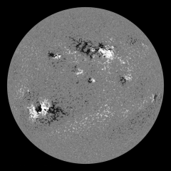 Image of Sun's magnetic field