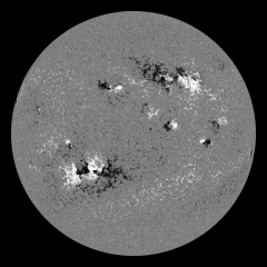 Image of Sun's magnetic field