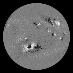 Image of Sun's magnetic field