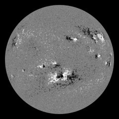 Image of Sun's magnetic field