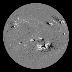 Image of Sun's magnetic field