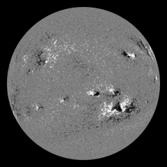 Image of Sun's magnetic field