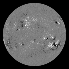 Image of Sun's magnetic field