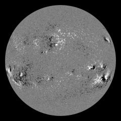 Image of Sun's magnetic field