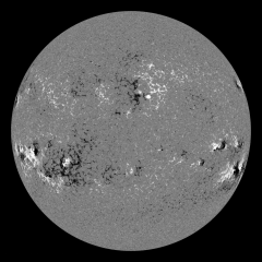 Image of Sun's magnetic field