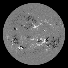 Image of Sun's magnetic field