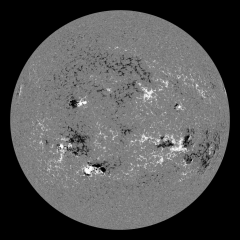 Image of Sun's magnetic field