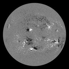 Image of Sun's magnetic field