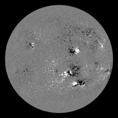 Image of Sun's magnetic field