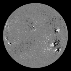 Image of Sun's magnetic field