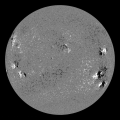 Image of Sun's magnetic field