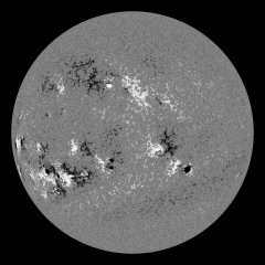 Image of Sun's magnetic field