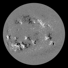 Image of Sun's magnetic field