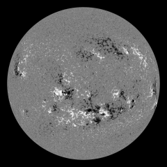 Image of Sun's magnetic field