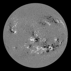 Image of Sun's magnetic field