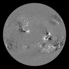 Image of Sun's magnetic field