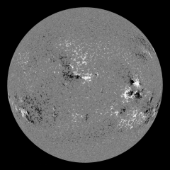 Image of Sun's magnetic field