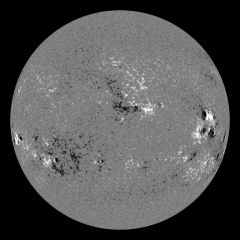 Image of Sun's magnetic field