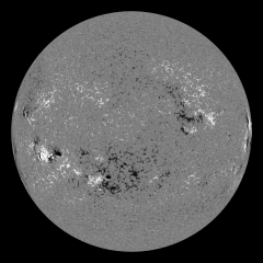 Image of Sun's magnetic field