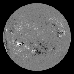 Image of Sun's magnetic field