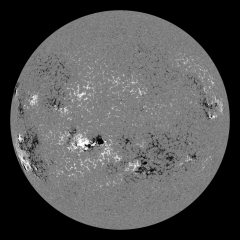 Image of Sun's magnetic field