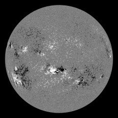 Image of Sun's magnetic field