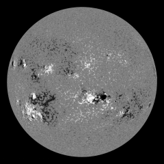 Image of Sun's magnetic field